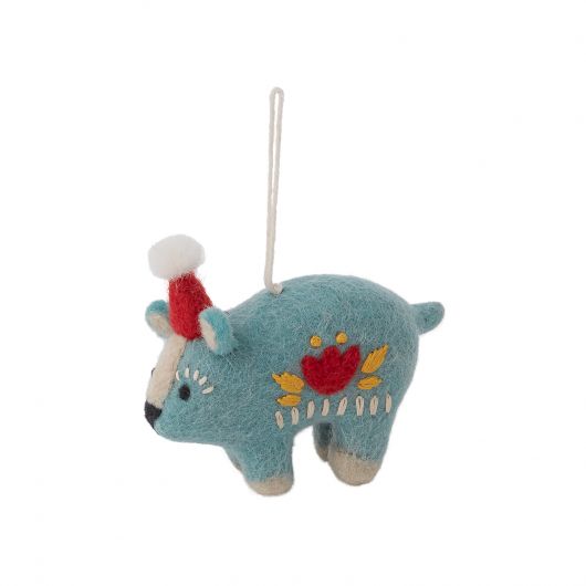 Adorno de Oso Navideño