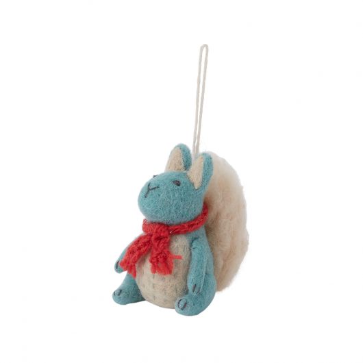 Adorno de Ardilla Navideño