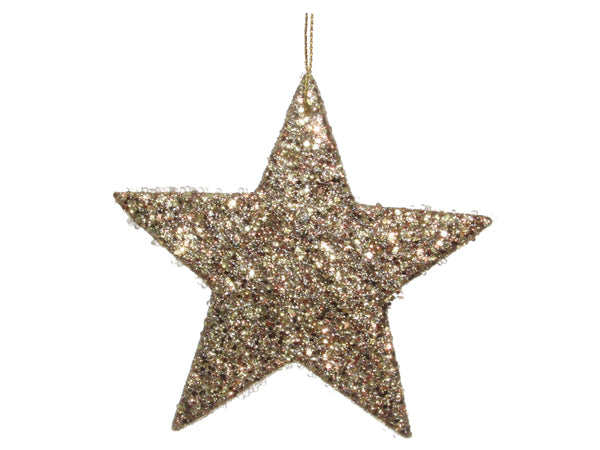 Estrella diamantina dorada CH