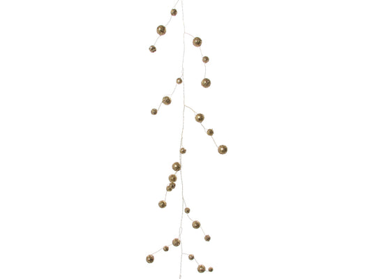 Adorno bolitas doradas
